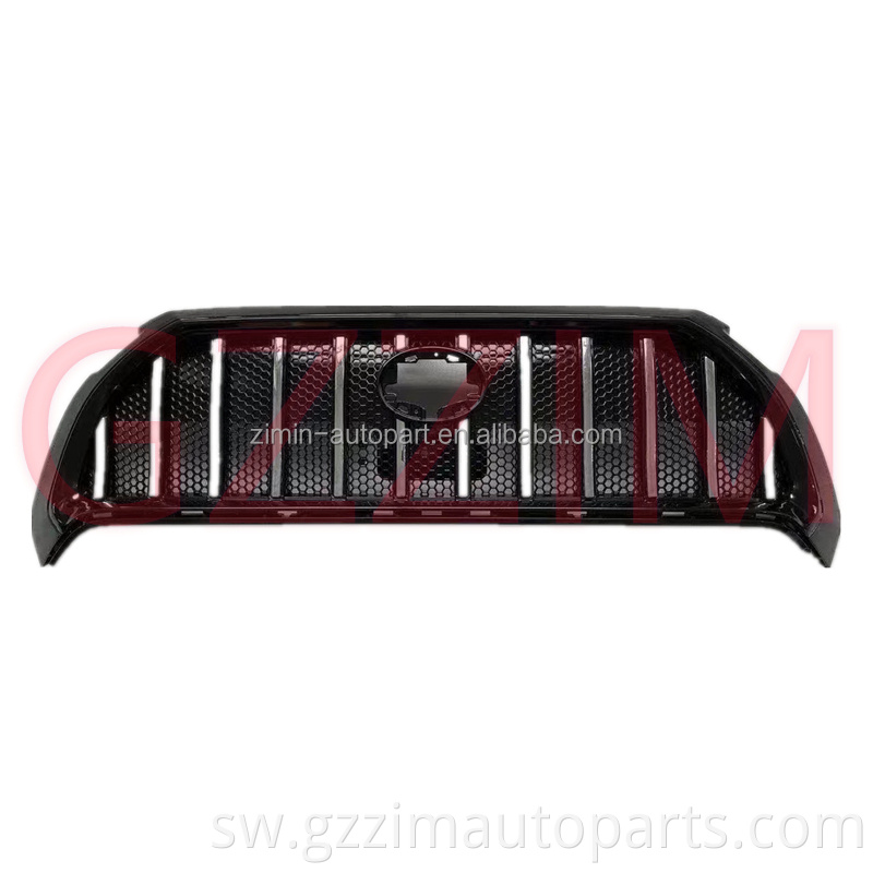 Sehemu za gari gari mbele ya grille mapambo ya gari sehemu auto sehemu nyeusi gari grill inafaa kwa toy*ta cor*lla msalaba 2021